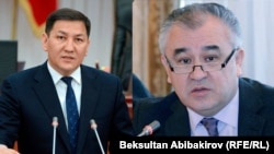 Абдил Сегизбаев менен Өмүрбек Текебаев 