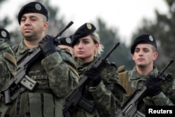 Pjesëtarë të Forcës së Sigurisë së Kosovës. Fotografi nga arkivi.