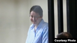 მზია ამაღლობელი სასამართლო სხდომაზე