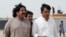 FILE: Lawmakers Ali Wazir (L) and Mohsin Dawar, leaders of the Pashtun Tahaffuz Movement (PTM).