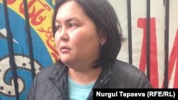 Турсынкул Жоланова в здании суда, 2 мая 2019 года, Алматы. 