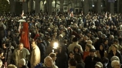 Georgians Continue Pro-Democracy Protests While Commemorating Independence Vote