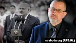 Дзьмітры Шчыгельскі. Аляксандар Лукашэнка. Пяць гадоў пасьля падзеяў 2020 году. Ілюстрацыйны каляж. 