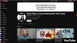 Captura de pe contul de Youtube al „Statului Major al Comandamentului Vlad Țepeș”.