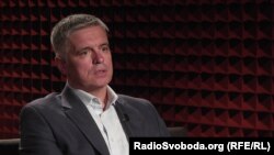 Вадим Пристайко, колишній міністр закордонних справ України в студії Радіо Свобода 18 червня 2025 року