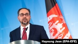 صلاح‌الدین ربانی وزیر پیشین خارجه و یکی از رهبران حزب جمعیت اسلامی