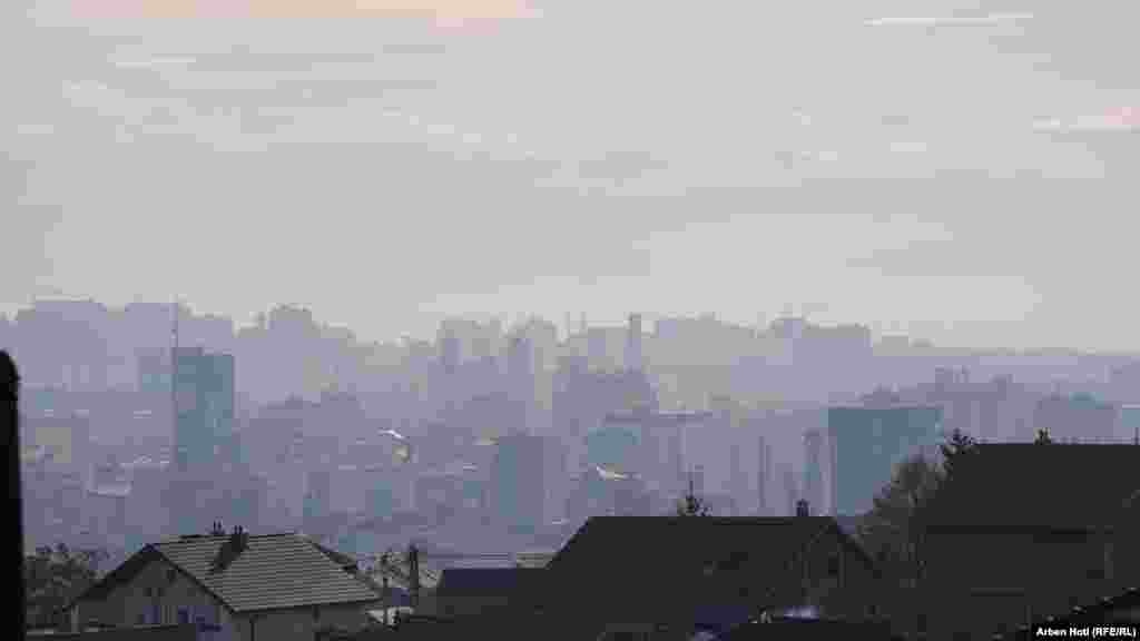 Ajri i ndotur në Prishtinë.