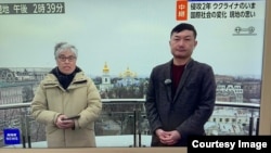 Такаши выступает экспертом по Украине для своих коллег в Японии