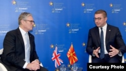 Британскиот премиер Кир Стармер и македонскиот премиер Христијан Мицкоски 