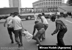 Mineriada din 13-15 iunie 1990/ Foto: Agerpres