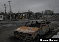 Поврежденный автомобиль в прифронтовом Покровском. Днепропетровская область, 11 ноября 2025 года