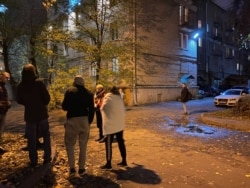 Двор, дзе знаходзіцца дом Ніны Багінскай