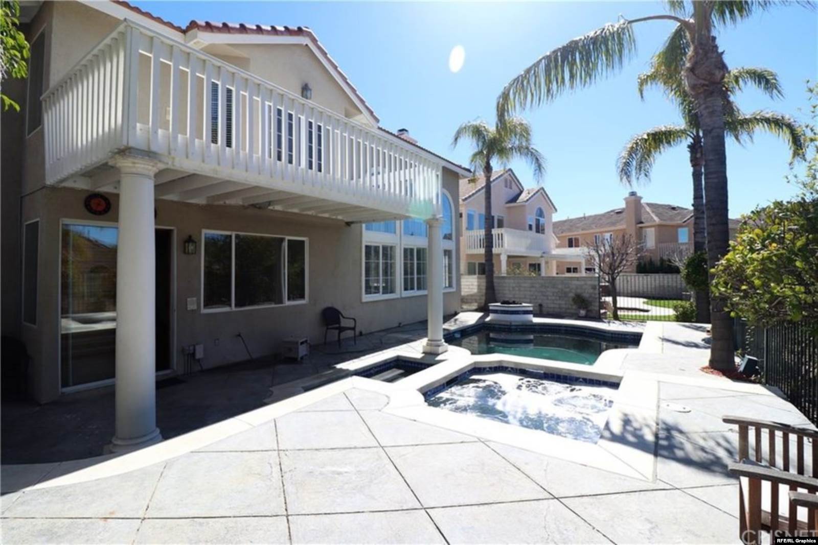 Абдукадырдын үй бүлөсүнүн Лос-Анжелесте сатып алган үйү. (Сүрөт: Realtor.com)