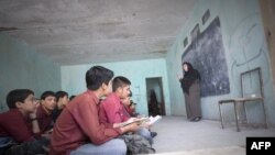 په کابل کې د یو ښوونځي زده کوونکي