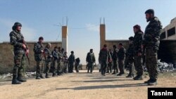 یکی از پایگاه‌های مورد استفاده لشکر فاطمیون در نزدیکی حلب