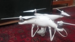 پهپاد سقوط داده شده‌ای طالبان در خوست