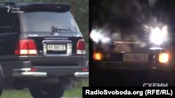 ​Слідом за ним – авто охорони Пінчука