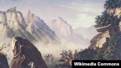 "Дагестан". М. Лермонтовдун сүрөтү.