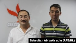 Бакыт Мукул менен Дастан Жапар уулу.