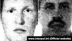 Vladimir Popov i Eduard Šišmakov, slika sa Interpolove potjernice