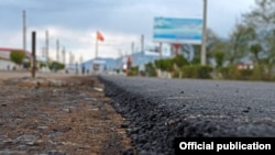 Балыкчы-Корумду жолунун көрүнүшү. 28-июль, 2016-жыл.