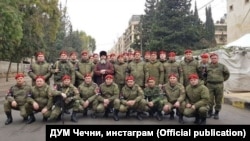 Муфтий Межиев Салахь цхьаьнакхетта Шемахь Нохчийчуьрчу эскархошца.