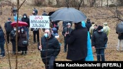 "არა გიგანტურ ჰესებს!" - საპროტესტო აქციის მონაწილეთა უცვლელ მოთხოვნად რჩება