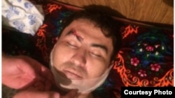Фото погибшего Муродиллы Омонова перед захоронением.