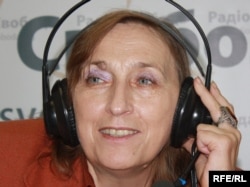 Ірина Бекешкіна у студії Радіо Свобода