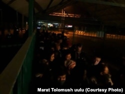 Очередь на КПП "Кордай". 10 октября