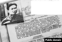 Гелянын атасы Ардан Маркизовго коюлган айыптоо жана анын сүрөтү. 17.11.1937.