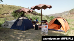 Ցուցարարների վրանային ճամբարը