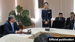 Аида Салянованын баш прокурорлук кызматты аркалап турган кези. (архивдик сүрөт).