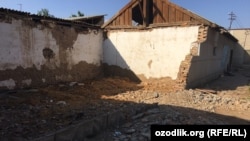 Первая волна сноса жилых домов в селе «Байткурган» началась в прошлом году.