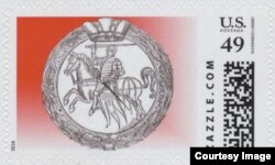 Паштовая марка Ўладзімера Слабіна