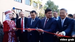 Мухаммедкалый Абылгазиев фитнес-борбордун ачылышында. 13-октябрь, 2019-жыл.