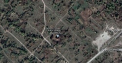 ეკლესია და ნასახლარები გუგლის რუკაზე