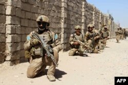 ავღანეთის ეროვნული არმია სამხედრო ოპერაციის დროს. 2016 წელი