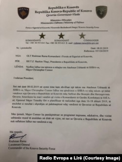 Pismo predsedniku Kosova o otkazivanju posete