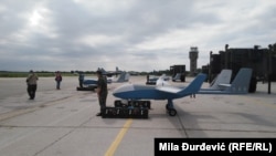 Dronët kinezë në Batajnicë. Korrik, 2020.