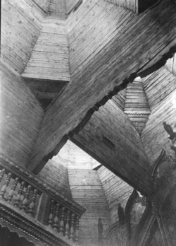 В середині Троїцької церкви у селі Пакуль. Фото Стефана Таранушенка 1928 року (ІР НБУВ / ВУЕ)