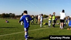 Chelsea футбол клубының 9-номерлі жас ойыншысы Дариус Нуритов.