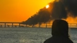 Пожар на Керченском мосту, 8 октября 2022