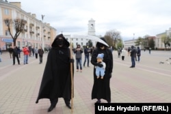 Адна з акцый пратэсту супраць будаўніцтва акумулятарнага заводу ля Берасьця, вясна 2020 году