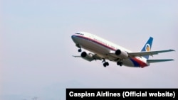 Самолет авиакомпании Caspian Airlines