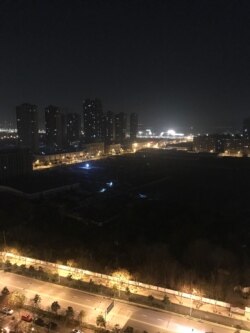 უჰანის ხედი ნინი დავლიანიძის საცხოვრებლიდან