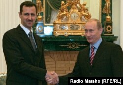 Володимир Путін мав давні теплі стосунки з Башаром аль-Асадом. Фото грудня 2006 року