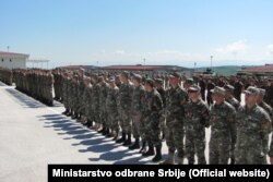 Pamje nga stërvitjet ushtarake ndërkombëtare "Ujku i Platinit", afër Bujanocit, Serbi, 12 qershor 2017.