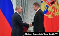 ვლადიმირ პუტინი და ალექსეი მილერი