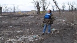 Ірина Музичук у районі АТО